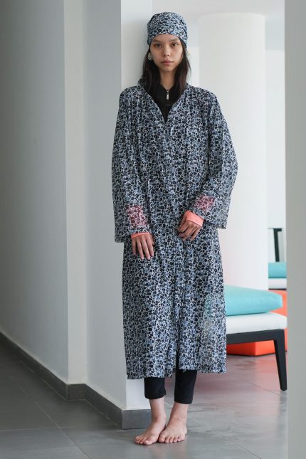 Grey Leo Kimono